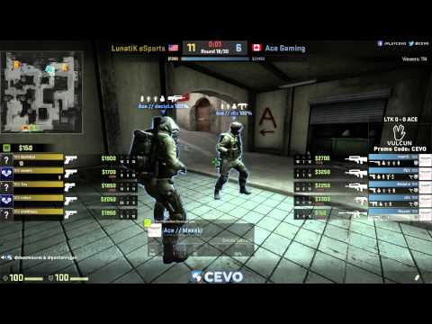 LunatiK eSports vs ACE Gaming MSI Game 1 (CEVO-P CS:GO Season 7) - Dust & Sabo