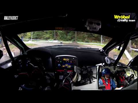 50. Rajd Dolnośląski 2016 - K. Wróblewski / J. Spentany - OS 10 - Renault Clio R3T