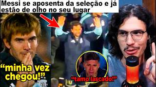 ELES SABEM QUE O FUTURO NÃO SERÁ GULUSO! MESSI SE APOSENTA E JÁ EXISTEM "NOVOS" NOMES!