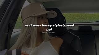 Download lagu as it was - harry styles (speed up ) mp3