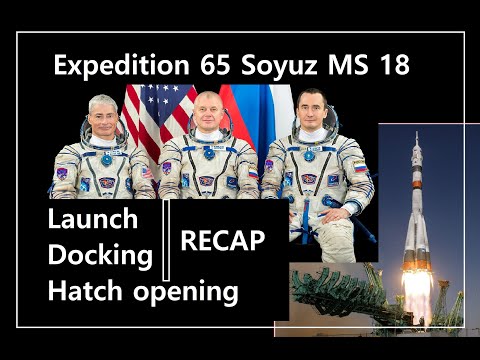 Soyuz MS 18 Recap | Launch, ISS Docking, Hatch Opening