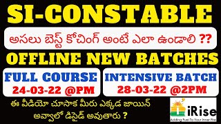 OFFLINE (SI-PC) New Batches Starting at iRise Academy