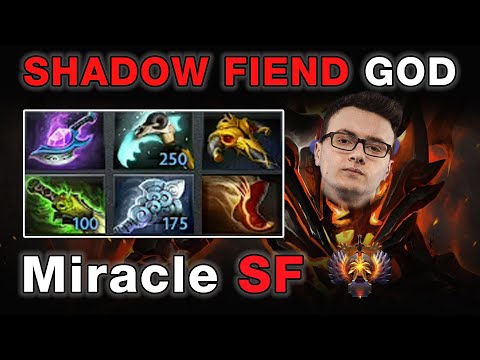 Dota 2 7.28C Shadow fiend God. Miracle shadow fiend  magical build ! Miracle back to mid.