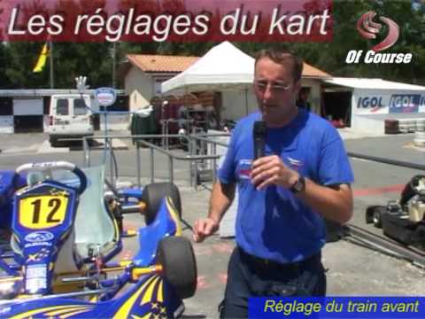 comment regler train avant karting
