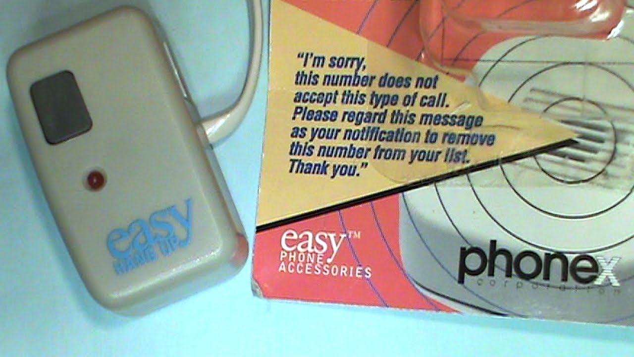 Hanging up on telemarketers is too hard? - Phonex Easy Hang Up