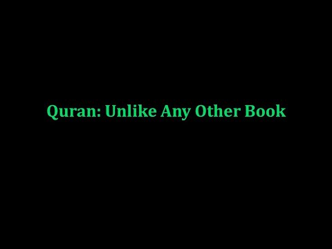 Appendix 20 — Quran: Unlike Any Other Book
