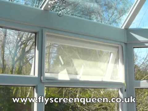 Magnetic Flyscreen Window - watch the video