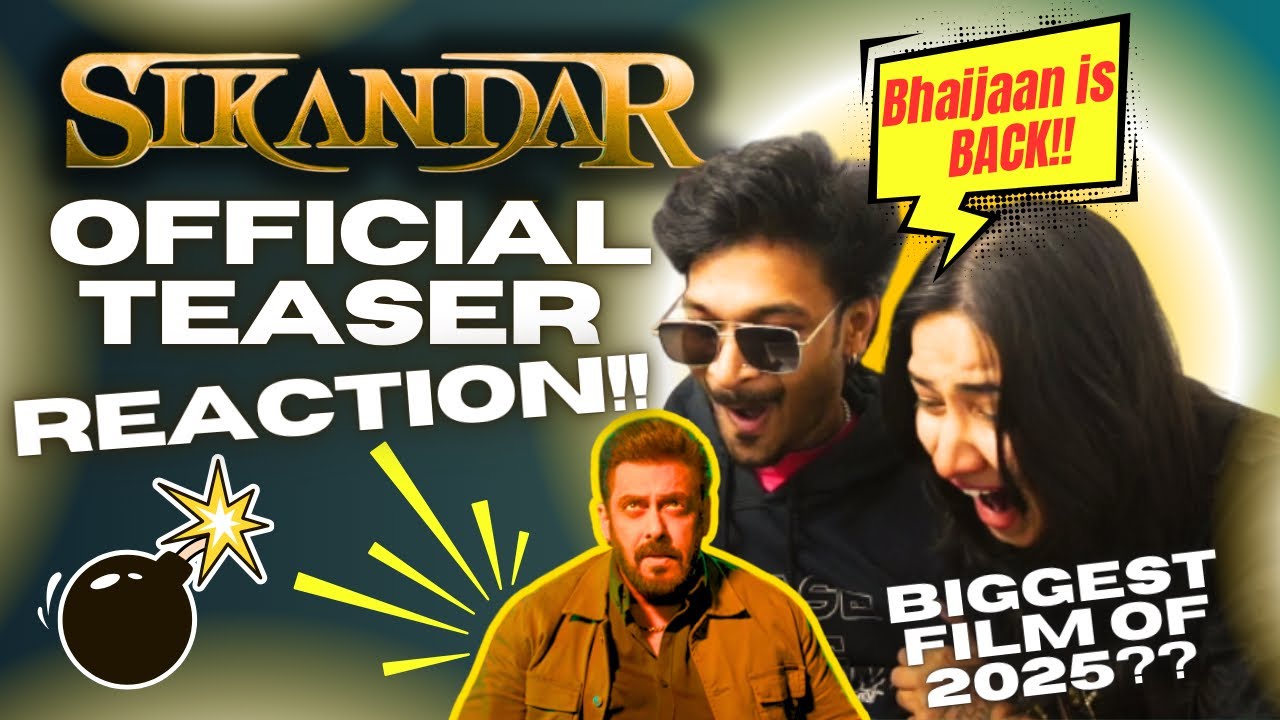 SALMAN KHAN FANS REACT TO SIKANDAR: Official Teaser | Salman Khan | A.R. Murugadoss | EID 2025