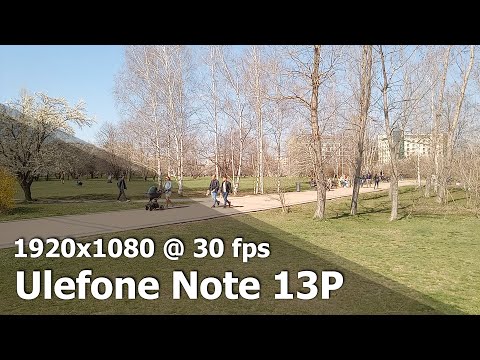 Ulefone Note 13P - FHD (1080p) 30 fps camera video sample