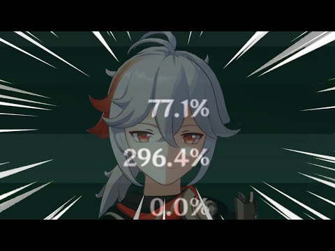 296% CRIT DMG KAZUHA