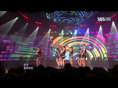 Rainbow - A (Rainbow - A) @ SBS Inkigayo popular 100822