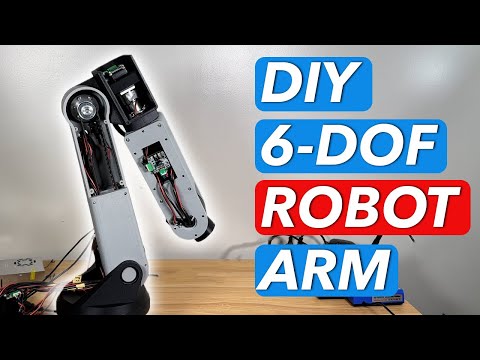 We Built a 3D-Printed 6DOF Robot Arm From Scratch