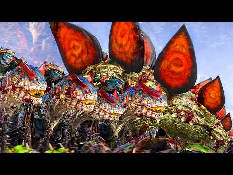 LIZARDMEN vs SKAVEN - Total War: Warhammer III