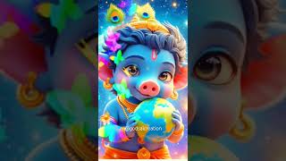 Download lagu Krishna | varaha avatar with Hu Ru Ru ❤️😘🥰 #krishna #radheradhe #radhakrishna #radha #bhajan #shorts mp3