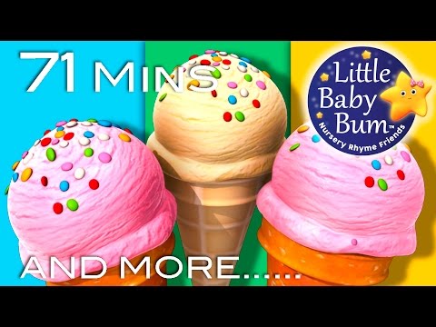 Ice Cream Song + More | Nursery Rhymes for Babies by LittleBabyBum