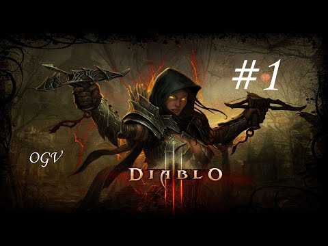 DIABLO 3 ACT 1 PART 1 FEMALE DEMON HUNTER Walkthrough No Commentary