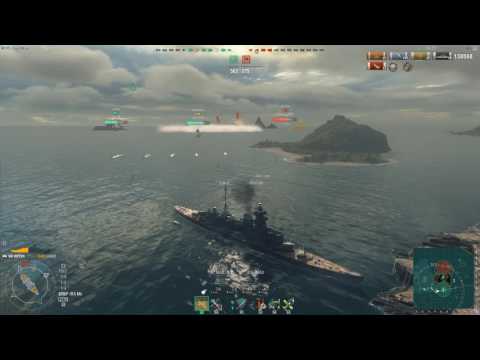 World of Warships Hipper 6Kills, 171K DMG, 2635 XP -TWO BROTHERS