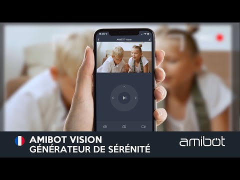 AMIBOT VISION - ROBOT ASPIRATEUR CAMÉRA