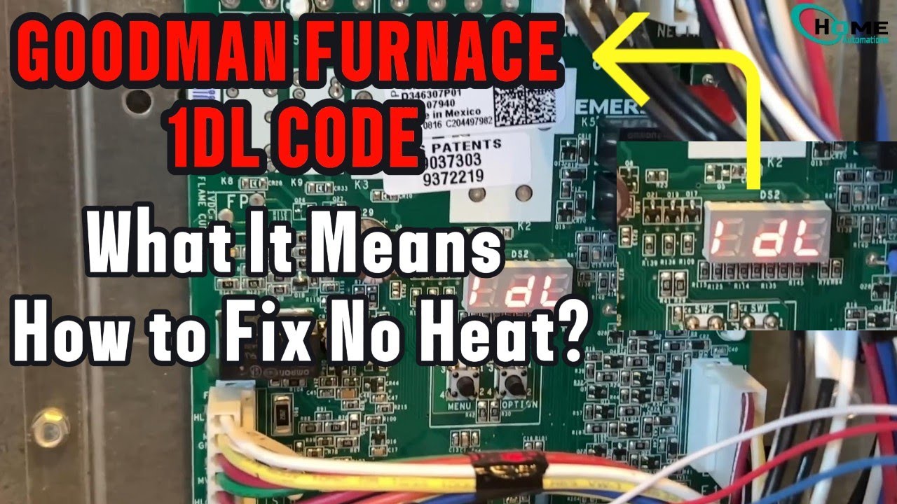 Goodman Furnace 1dL Code: What It Means & How to Fix No Heat video thumbnail