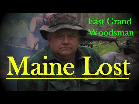 Lost In The North Maine Woods @ The Rustic Log Cabin Deer Hunting Camp