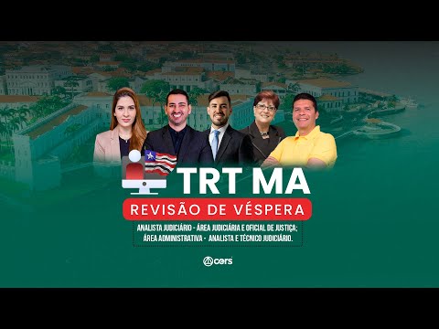 Aulão de Revisão de Véspera Online | TRT 16ª Região/MA