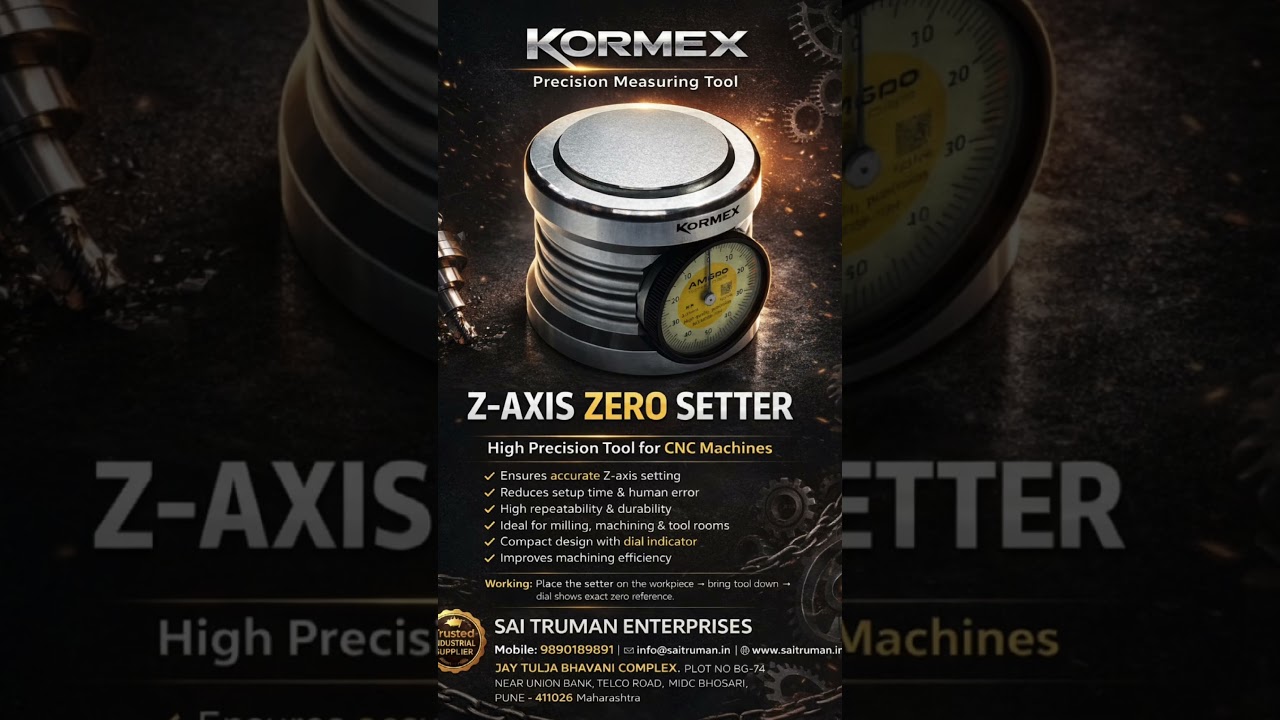Z-AXIS ZERO SETTER #saitrumanenterprises #machineshop #toolroom #manufacturing #vmc #machinetool