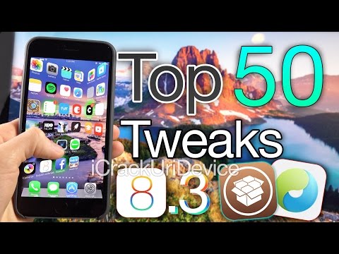 Top 50 iOS 8.3 Cydia Tweaks - Best FREE TaiG Jailbreak 8.3 Compatible & 2015 Tweaks