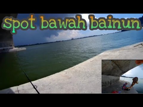 #30 kampung baru #kerapok singa fishing// strike ikan kerapok singa bawah jambatan kampung baru 👍👍👍