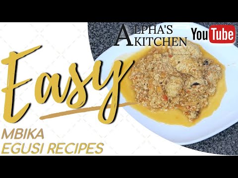 CONGOLESE STYLE EGUSI SOUP | MBIKA SANS MAKI | ALPHA'S KITCHEN