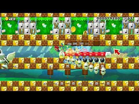 【ぱふぱふ♪】という音をたくさん使ったスピードラン♪ 60sec by スピランりょうたくん - SUPER MARIO MAKER - NO COMMENTARY 1bh