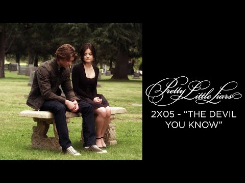 Pretty Little Liars - Aria Talks To Jason At Ian's Funeral - "The Devil You Know" (2x05)