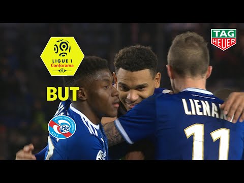 But Kenny LALA (90' +4 pen) / RC Strasbourg Alsace - Stade de Reims (3-0)  (RCSA-REIMS)/ 2019-20