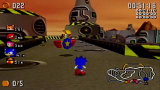 Sonic R Playthrough (Plus All Emerads, Super Sonic, Secret Level, & Credits)