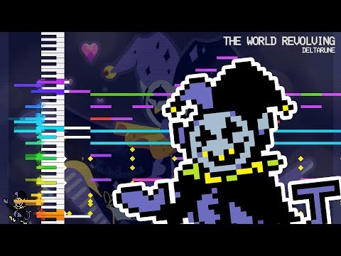 THE WORLD REVOLVING (Jevil's Theme) | DELTARUNE | Touhou Style Remix | MIDI Remaster