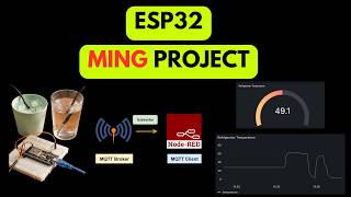 Real-Time Temperature Visualization: ESP32 + MING Stack (MQTT, InfluxDB, Node-RED, Grafana)