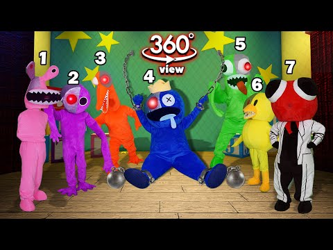 New Rainbow Friends Monster All Phases in Real Life VR 360° | Friday Night Funkin' (R.I.P Survivor)