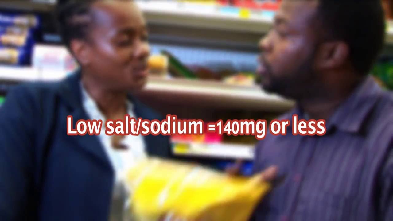 SVG Salt Reduction TV Jingle Supermarket