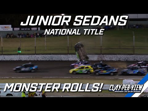 Junior Sedans | Big Rollovers!! - Mt. Gambier - 7th Jan 2023 | Clay-Per-View Highlights