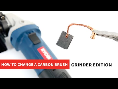 Part of a video titled SUPER EASY! How to Replace a Carbon Brush: GRINDER EDITION