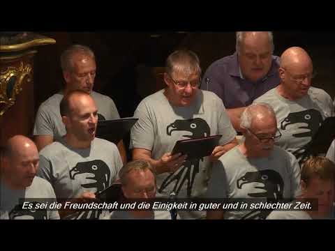 MGV Kolping Tunsel singt für den SC Freiburg