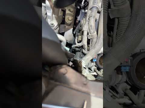 Chevy Trax thermostat with housing replacement #automobile #mechanic #diygarage #mechaniclife