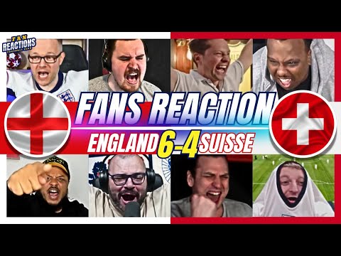 ENGLAND VS  SWITZERLAND REACTION FANS | EURO 2024 | FAN REACTIONS FOOTBALL CLUB