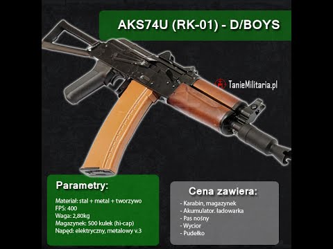 AKS74U (RK-01) FIRMY D/BOYS - TANIEMILITARIA.PL