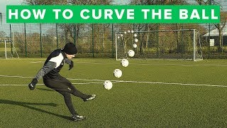 How to curve the ball  Learn bending free kick