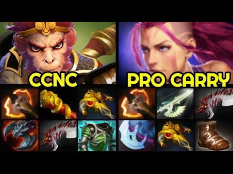 Who's the Late Game Boss? CCNC Full Slotted Monkey King vs Full Slotted Anti Mage 7.27 Dota 2