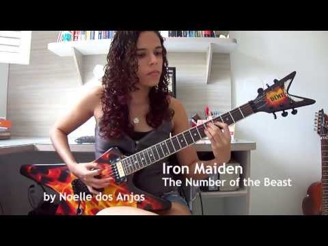 Iron Maiden - The Number of the Beast Guitar Cover (by Noelle dos Anjos)