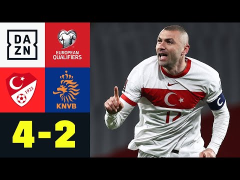 Yilmaz #TURNED up! Dreierpack erledigt Holland: Türkei - Niederlande 4:2 | WM-Quali | DAZN