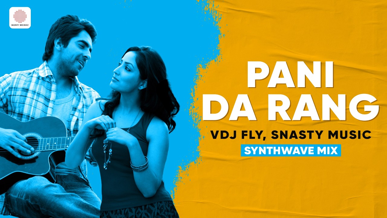 Pani Da Rang - Synthwave Remix (Visualiser) | Ayushmann Khurrana | Rochak Kohli | Vicky Donor