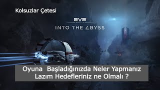 Eve Online Yeni Oyuncular için Oyun Başında Ne Yapmalısınız Hedefiniz Ne Olmalı 