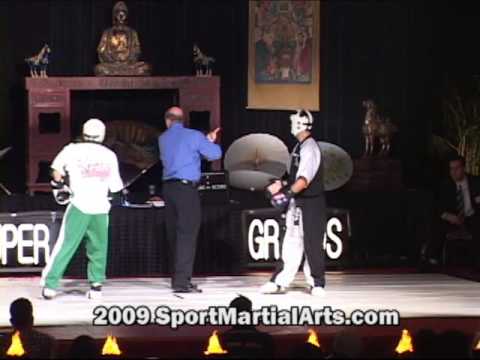 Brett Shumway v Chris Gallio - Men's MW point sparring (fight 2) - 2009 NBL Supergrands